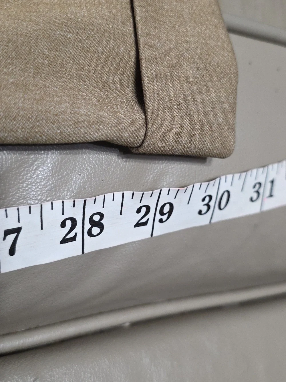 NWT Travel Smart Men's Pleated Pants Tan Cool Max Cuff Hem Stretch Comfort 40x30
